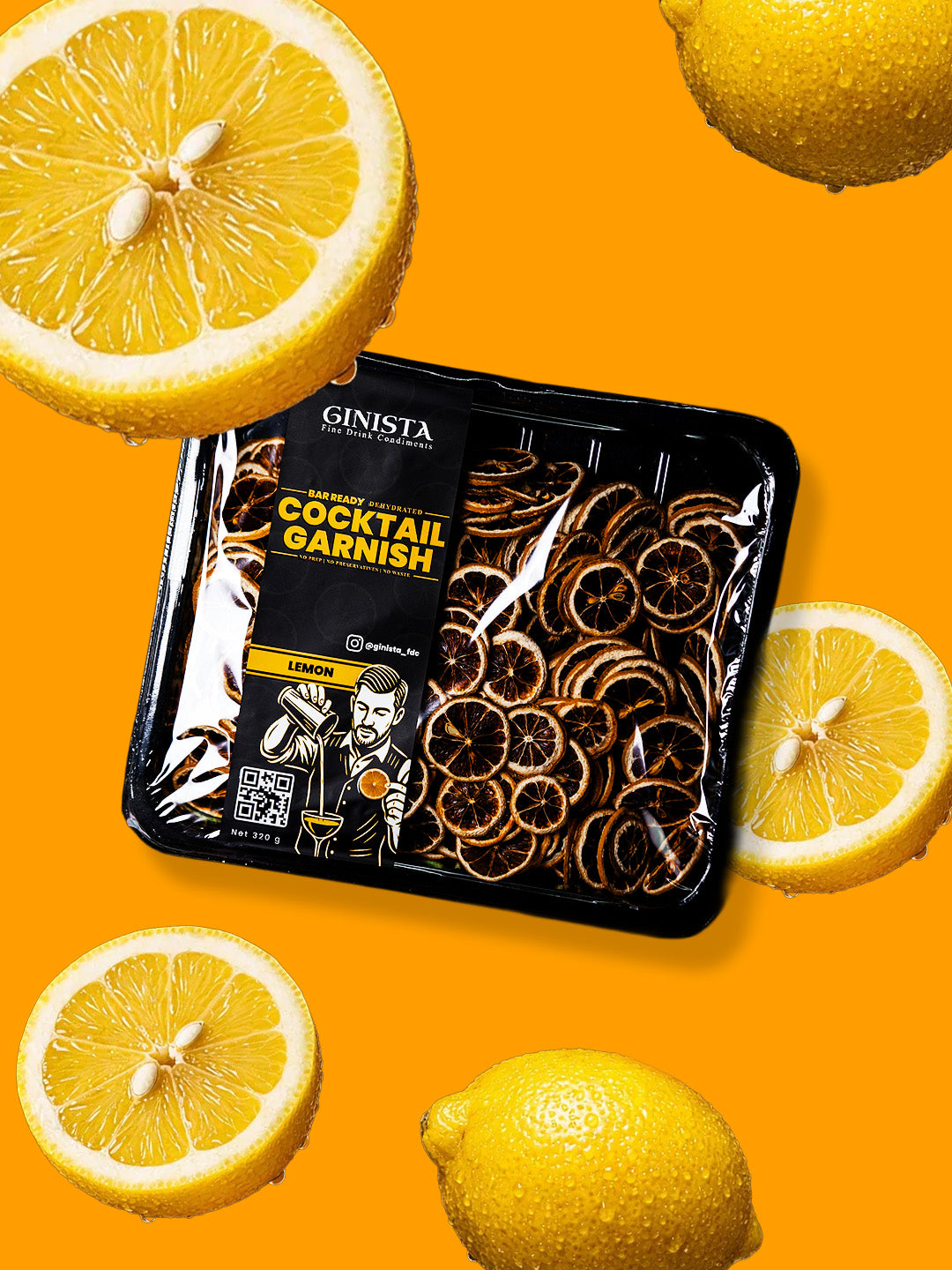 Dried Lemon Tray 320g